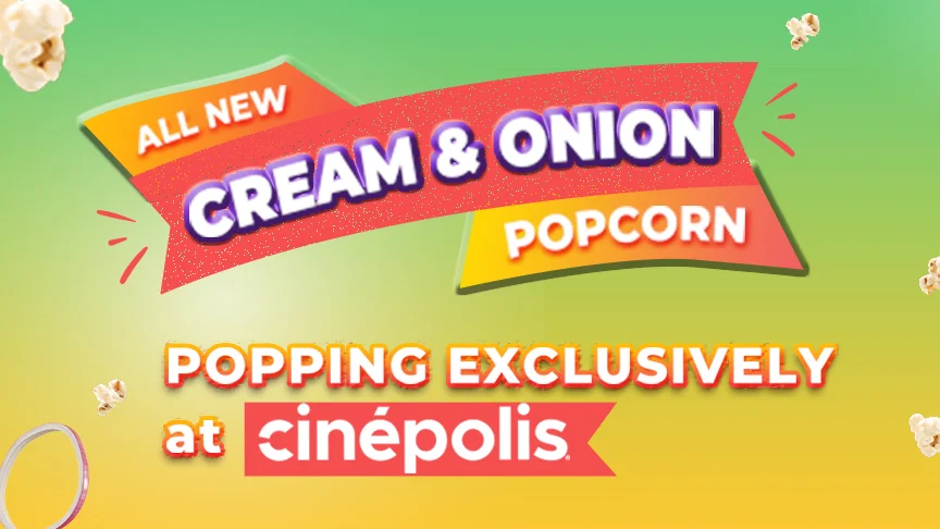 Cream & Onion Popcorn Promotion